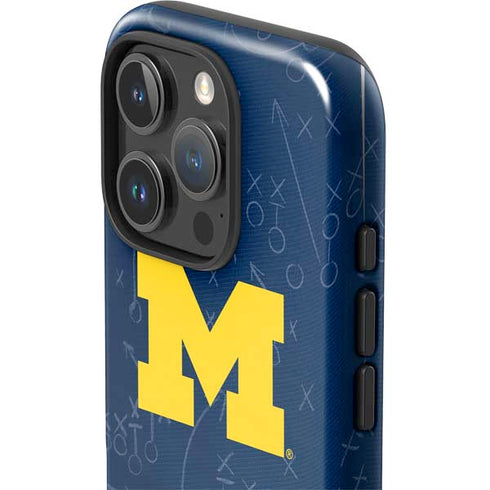 University of Michigan Jersey Split iPhone 16 Pro Max Impact Case
